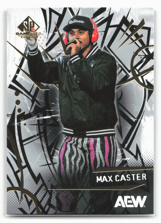 2025 SP Game Used AEW #47 Max Caster