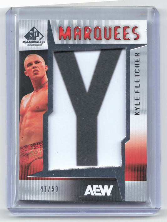 2025 SP Game Used AEW - Marquees #MQ-KF Kyle Fletcher #/50