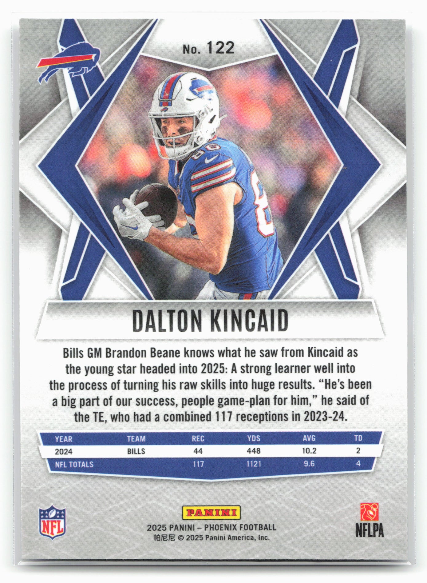 2025 Panini Phoenix #122 Dalton Kincaid 25820