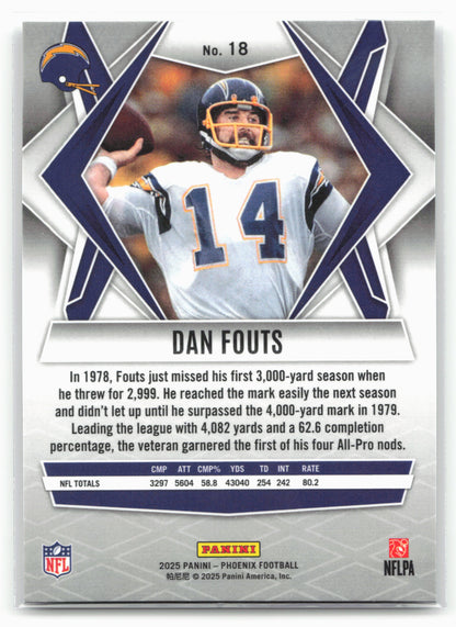2025 Panini Phoenix #18 Dan Fouts 25822