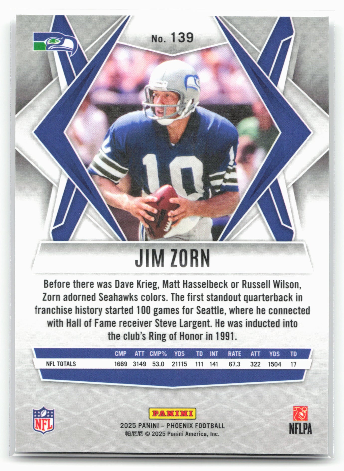 2025 Panini Phoenix #139 Jim Zorn 25824