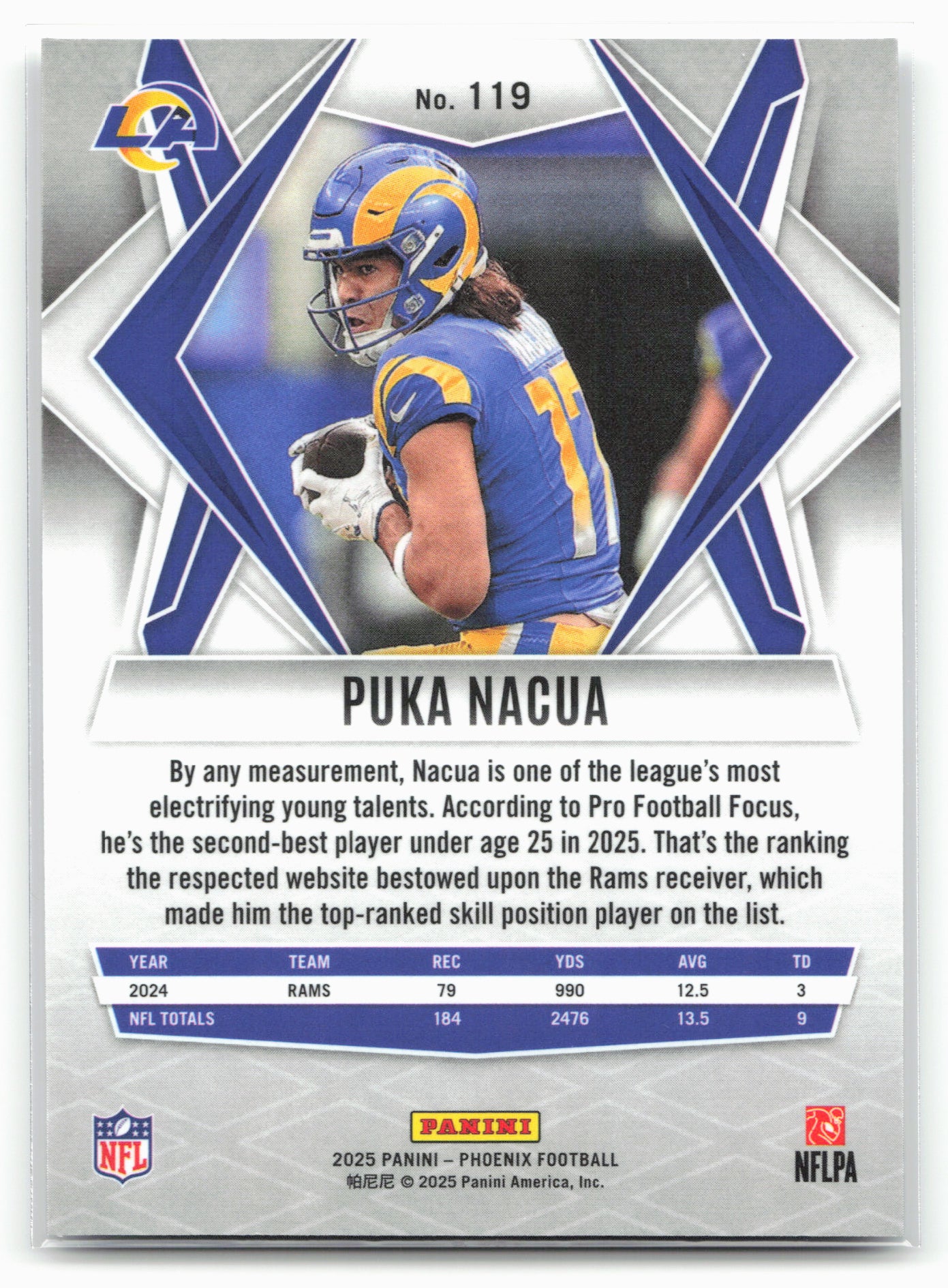 2025 Panini Phoenix #119 Puka Nacua 25825