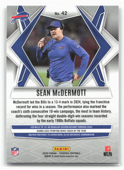 2025 Panini Phoenix #42 Sean McDermott 25826