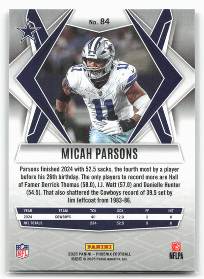 2025 Panini Phoenix #84 Micah Parsons 25830