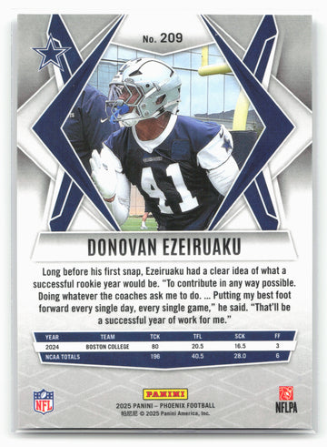 
2025 Panini Phoenix #209 Donovan Ezeiruaku 25837