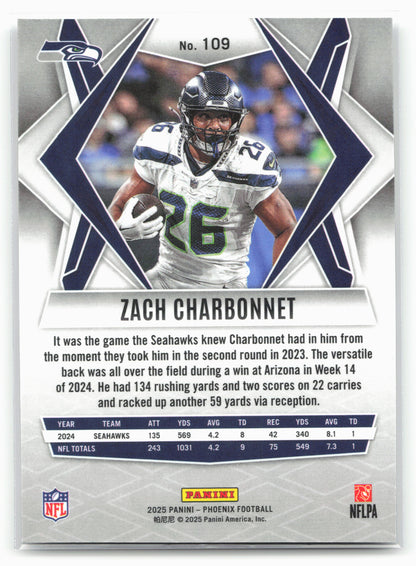 2025 Panini Phoenix #109 Zach Charbonnet 25838