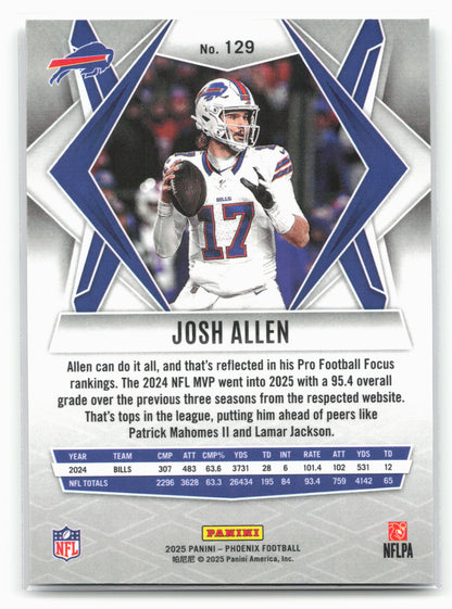 2025 Panini Phoenix #129 Josh Allen 25842