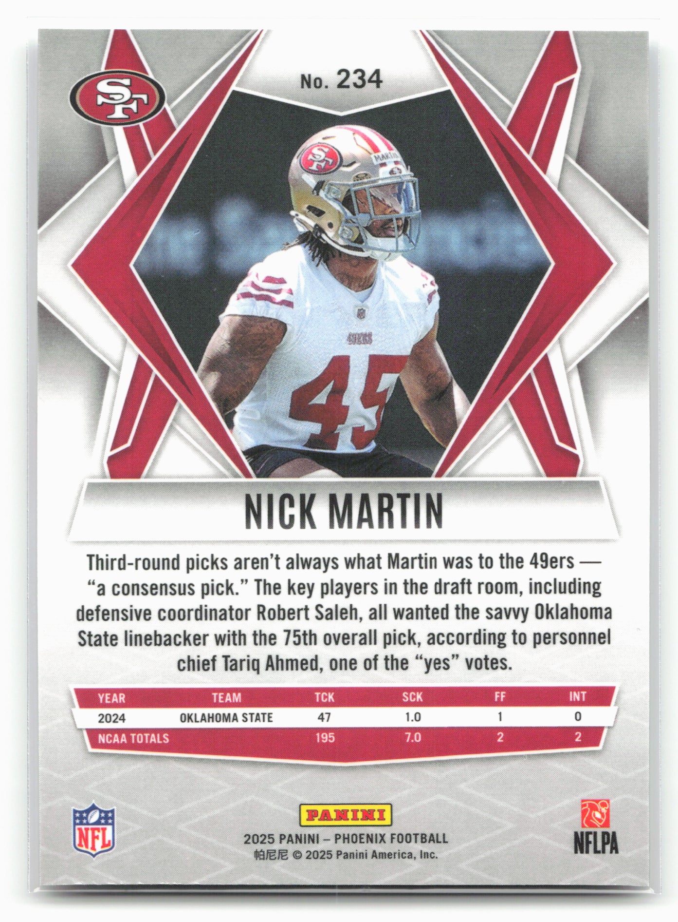 2025 Panini Phoenix #234 Nick Martin 25846
