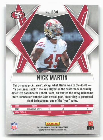 
2025 Panini Phoenix #234 Nick Martin 25846