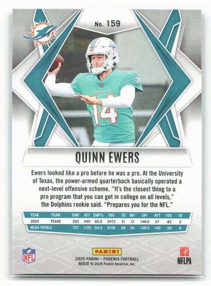 2025 Panini Phoenix #159 Quinn Ewers 25850
