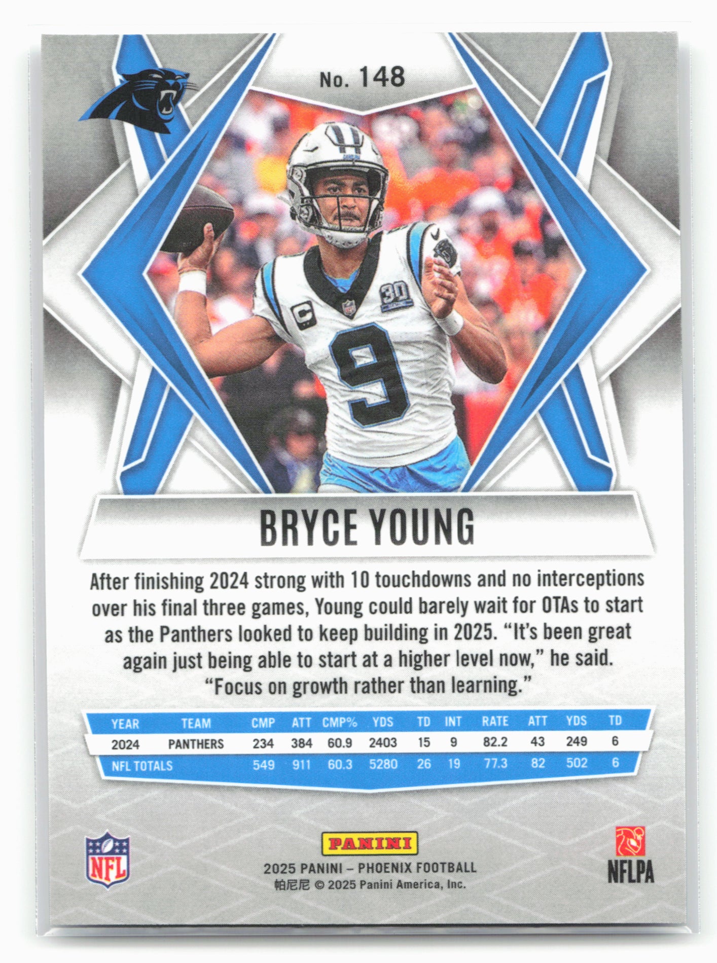 2025 Panini Phoenix #148 Bryce Young 25851