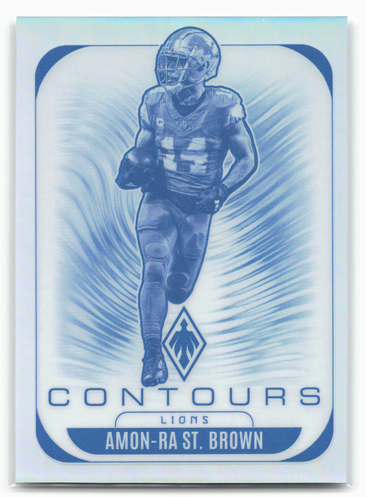 2025 Panini Phoenix #11 Amon-Ra St. Brown Contours 25861