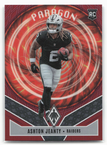 
2025 Panini Phoenix #10 Ashton Jeanty Paragon Red Prizm 25866