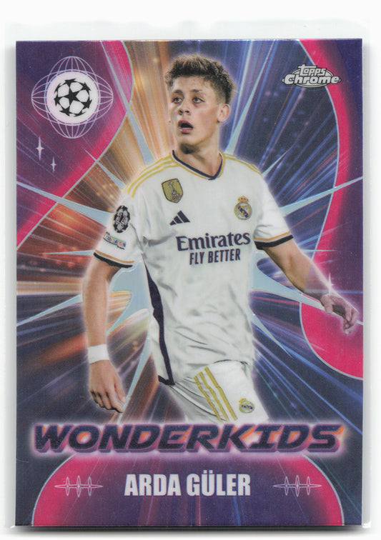 2023-24 Topps Chrome UEFA Club Competitions #WK-1 Arda Güler Wonderkids