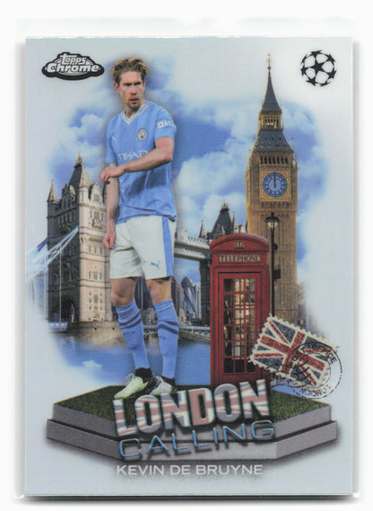2023-24 Topps Chrome UEFA Club Competitions #LC-8 Kevin De Bruyne