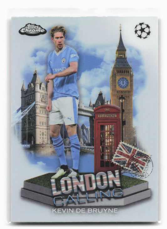 2023-24 Topps Chrome UEFA Club Competitions #LC-8 Kevin De Bruyne
