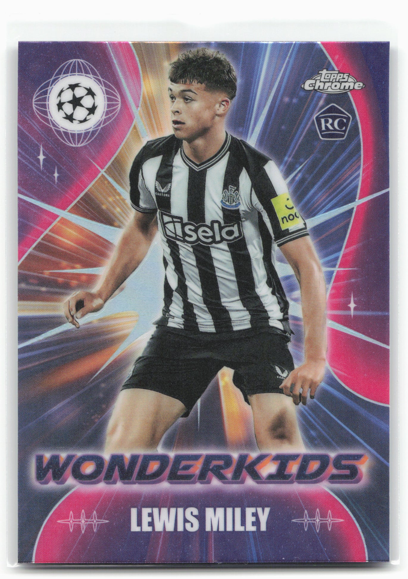 2023-24 Topps Chrome UEFA Club Competitions #WK-6 Lewis Miley Wonderkids