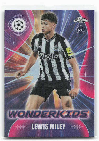 2023-24 Topps Chrome UEFA Club Competitions #WK-6 Lewis Miley Wonderkids