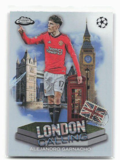 2023-24 Topps Chrome UEFA Club Competitions #LC-9 Alejandro Garnacho London