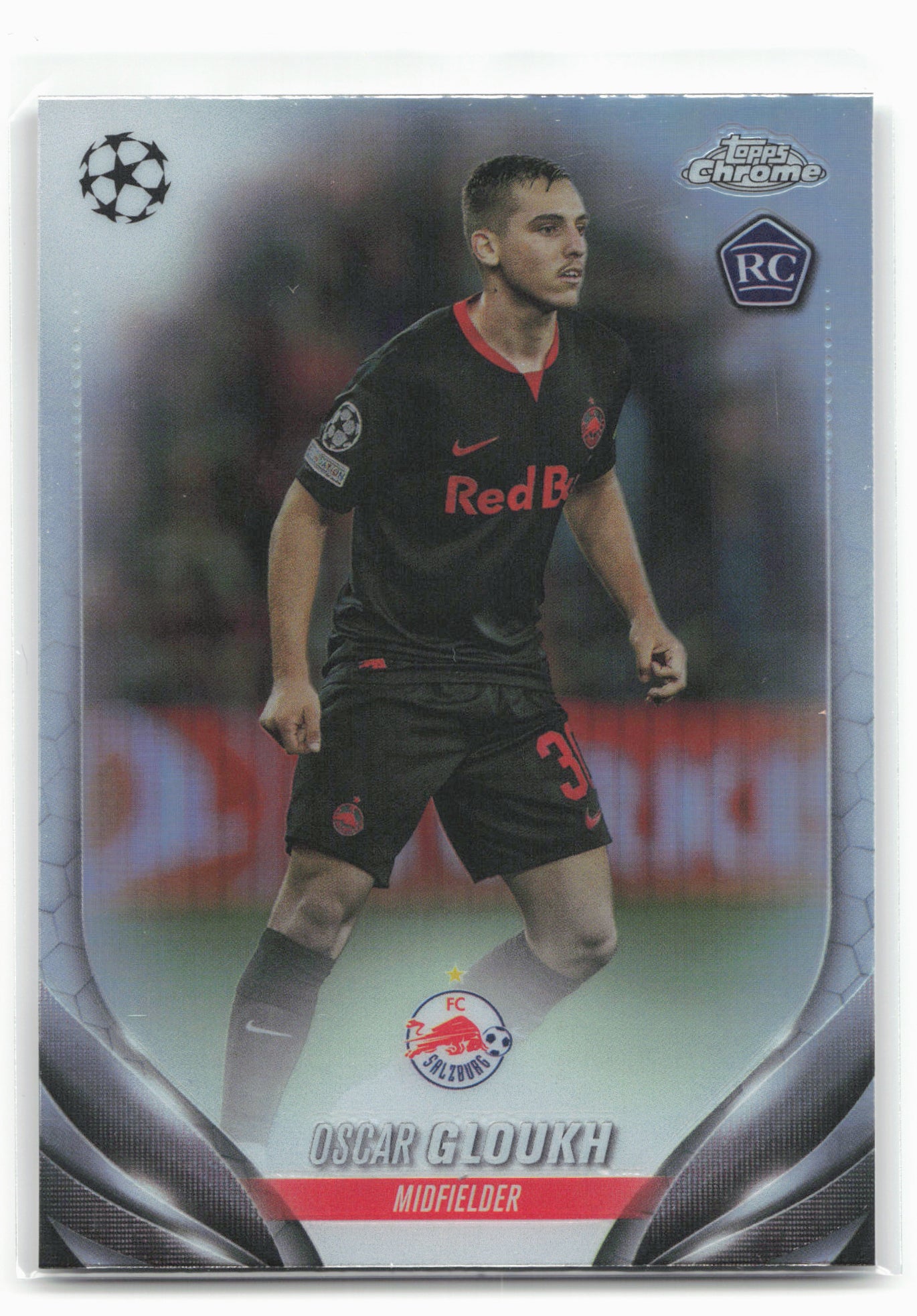 2023-24 Topps Chrome UEFA Club Competitions #98 Oscar Gloukh Refractor