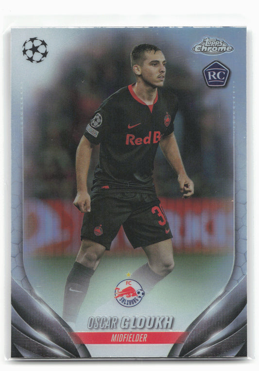 2023-24 Topps Chrome UEFA Club Competitions #98 Oscar Gloukh Refractor