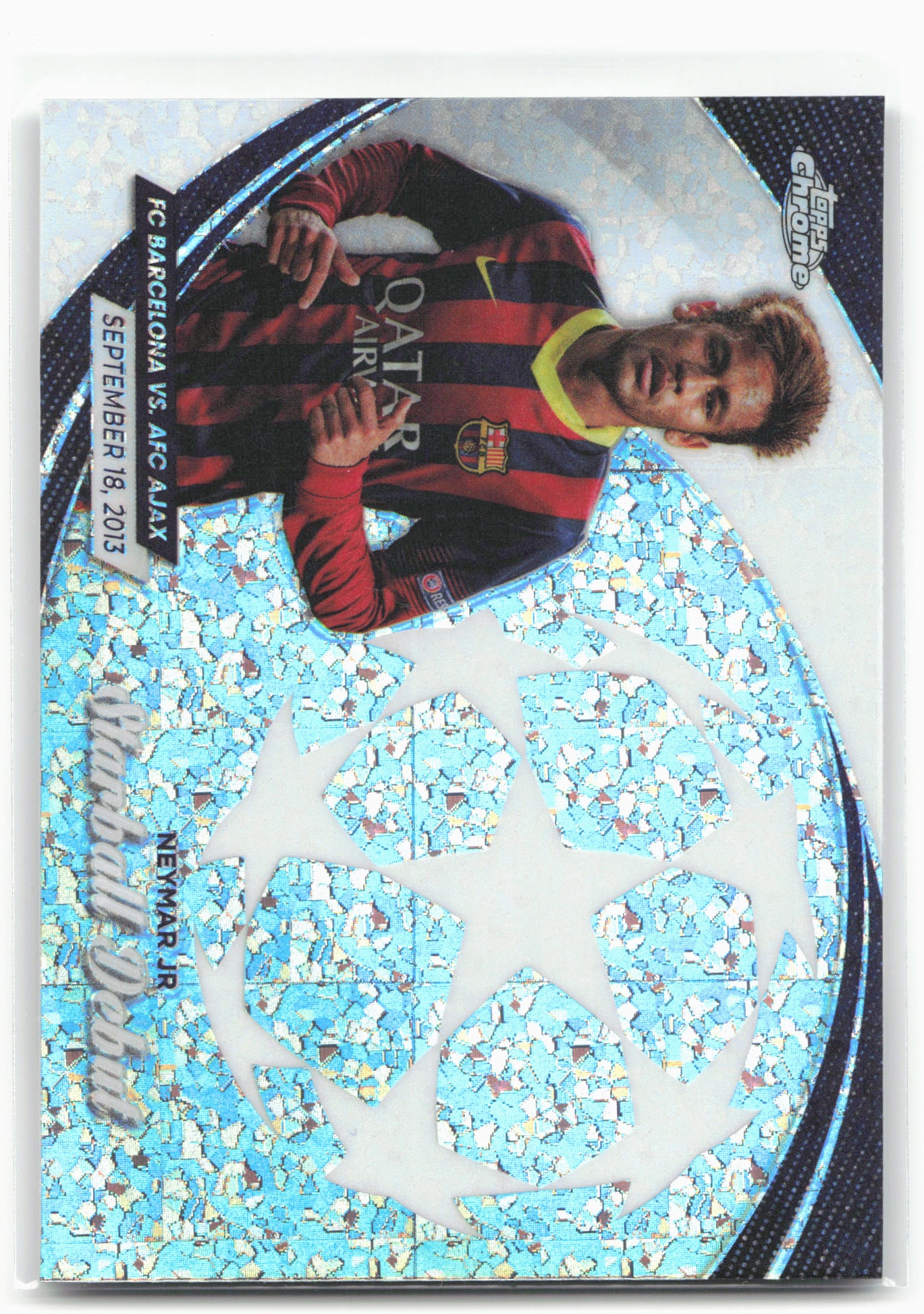 2023-24 Topps Chrome UEFA Club Competitions #SD-8 Neymar Jr Starball Debuts