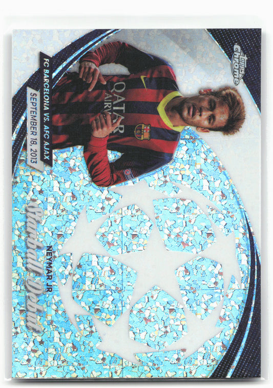 2023-24 Topps Chrome UEFA Club Competitions #SD-8 Neymar Jr Starball Debuts