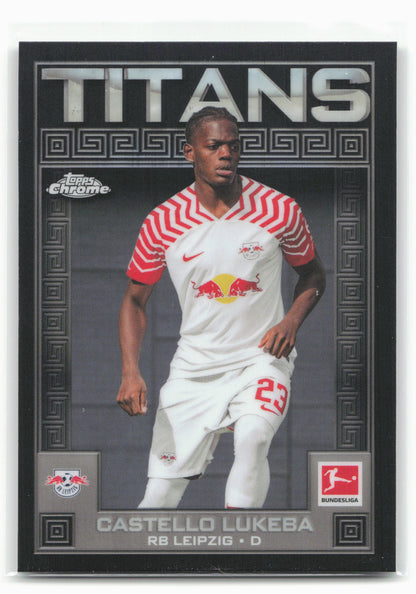 2023-24 Topps Chrome Bundesliga #TI-6 Castello Lukeba Titans