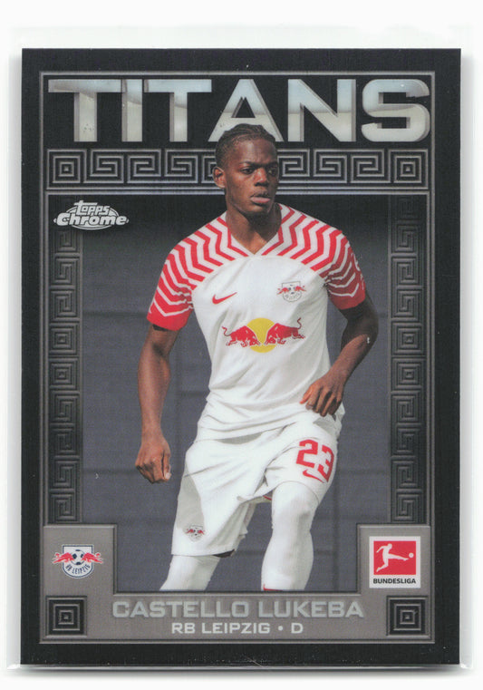 2023-24 Topps Chrome Bundesliga #TI-6 Castello Lukeba Titans