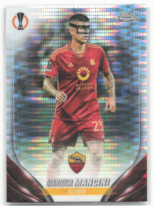 2023-24 Topps Chrome UEFA Club Competitions #47 Gianluca Mancini Pulsar