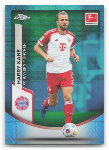 2023-24 Topps Chrome Bundesliga #82 Harry Kane Aqua Prism Refractor