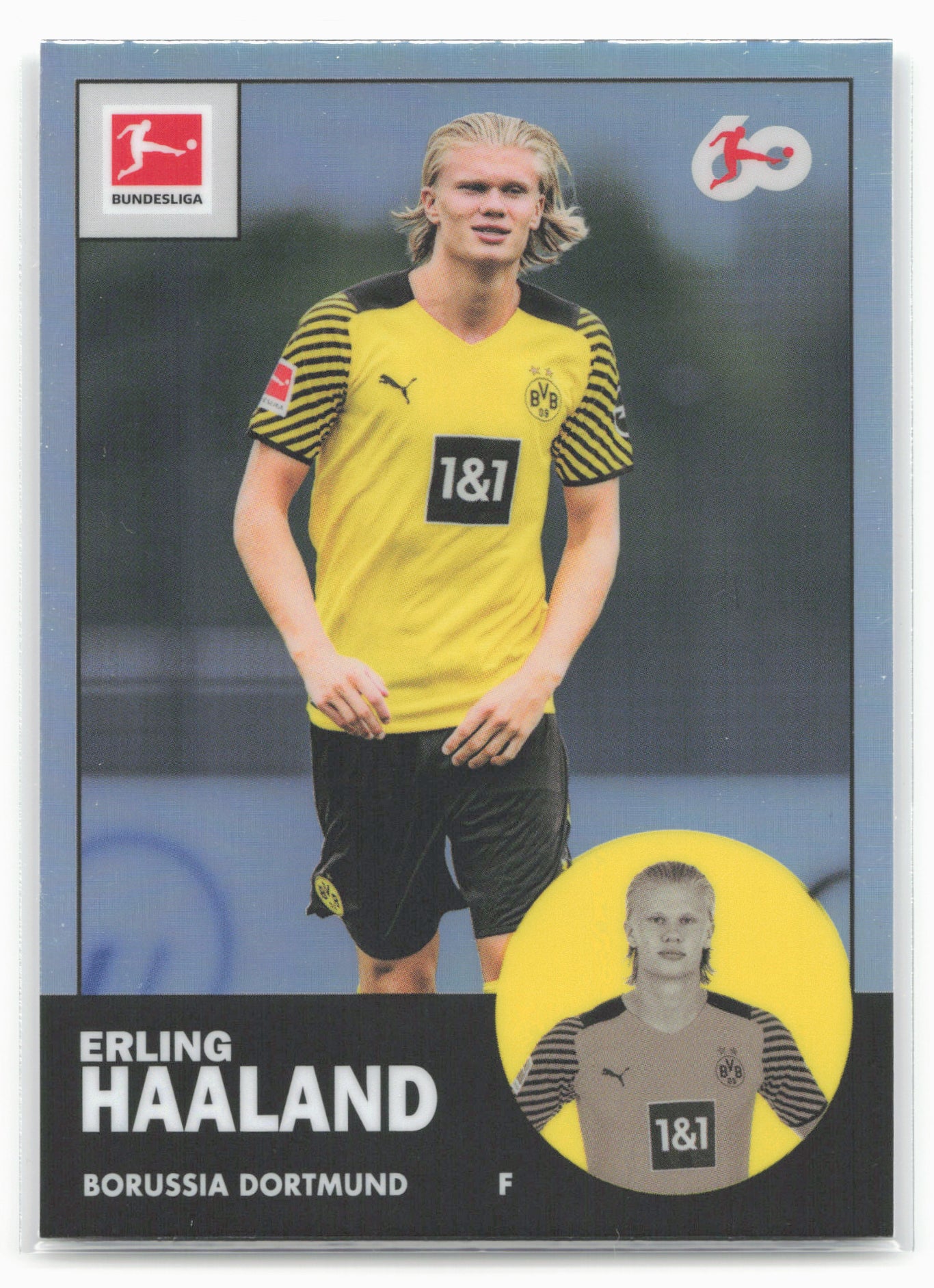 2023-24 Topps Chrome Bundesliga #TAN-9 Erling Haaland 1963 Topps Anniversary