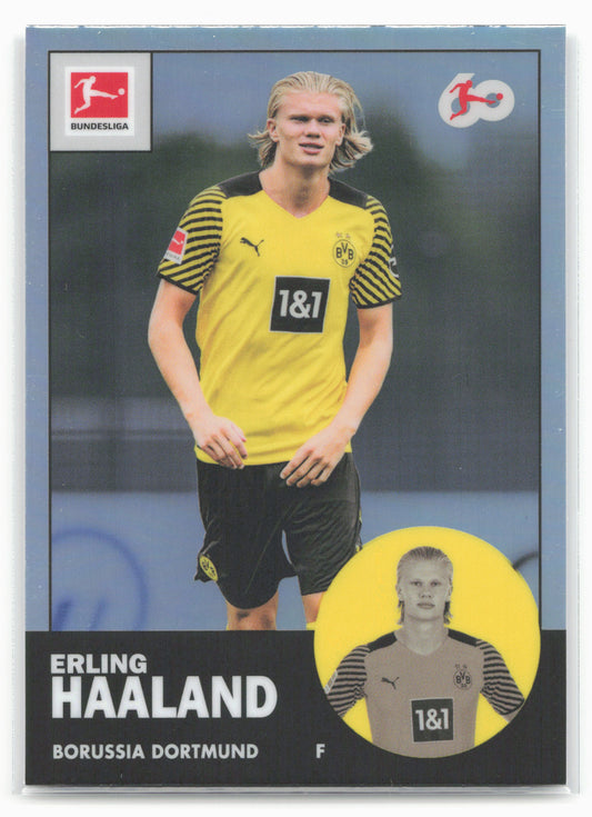 2023-24 Topps Chrome Bundesliga #TAN-9 Erling Haaland 1963 Topps Anniversary