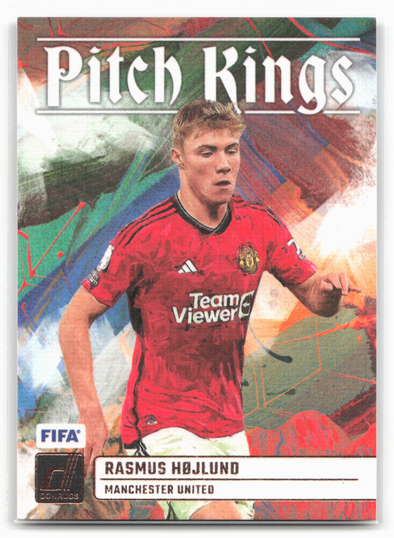 2023-24 Donruss #19 Rasmus Hojlund Pitch Kings