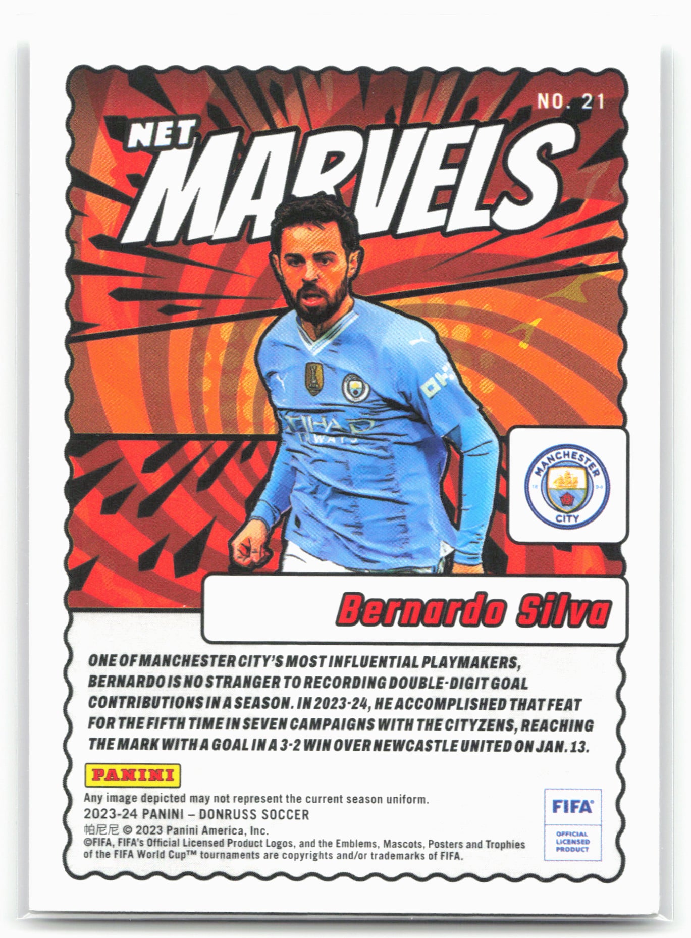 2023-24 Donruss #21 Bernardo Silva Net Marvels