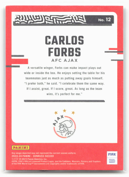 2023-24 Donruss #12 Carlos Forbs The Rookies
