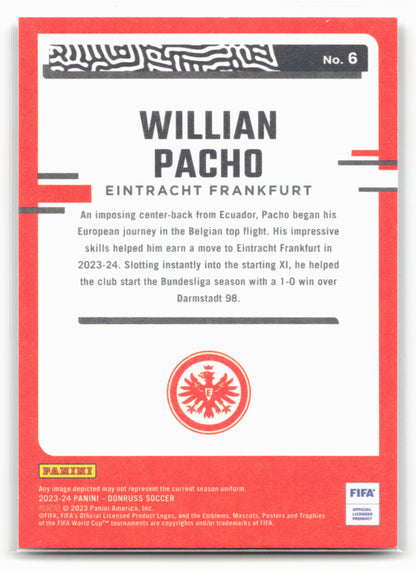 2023-24 Donruss #6 Willian Pacho The Rookies