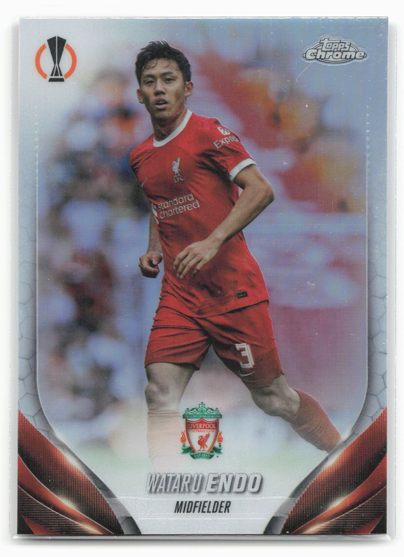 2023-24 Topps Chrome UEFA Club Competitions #170 Wataru Endo Refractor