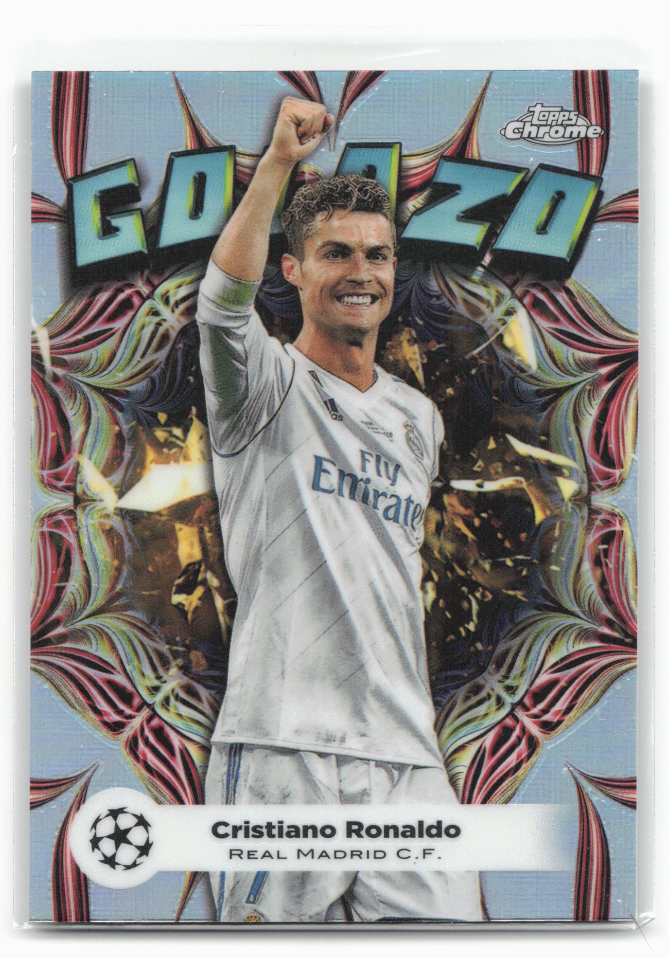 2023-24 Topps Chrome UEFA Club Competitions #GL-2 Cristiano Ronaldo Golazo