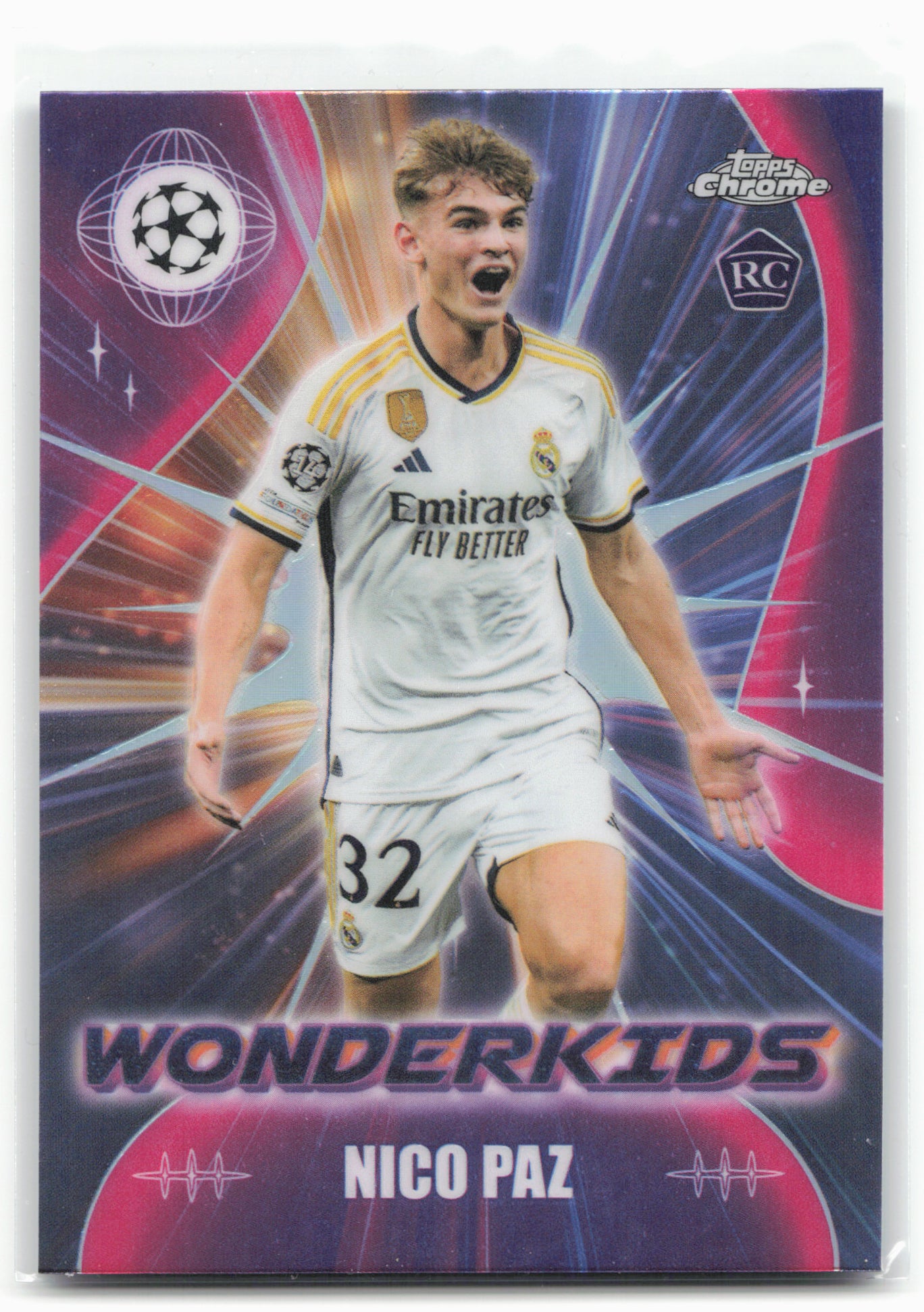 2023-24 Topps Chrome UEFA Club Competitions #WK-10 Nico Paz Wonderkids