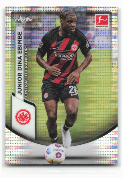 2023-24 Topps Chrome Bundesliga #29 Junior Dina Ebimbe Pulsar Refractor