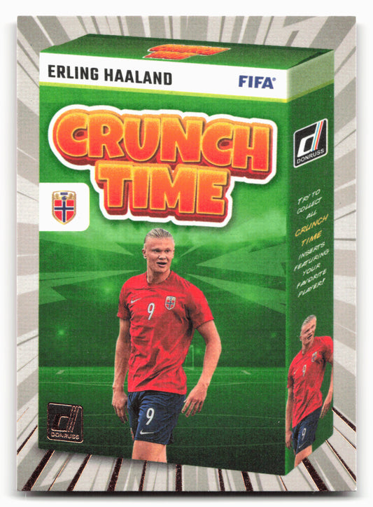 2023-24 Donruss #22 Erling Haaland Crunch Time