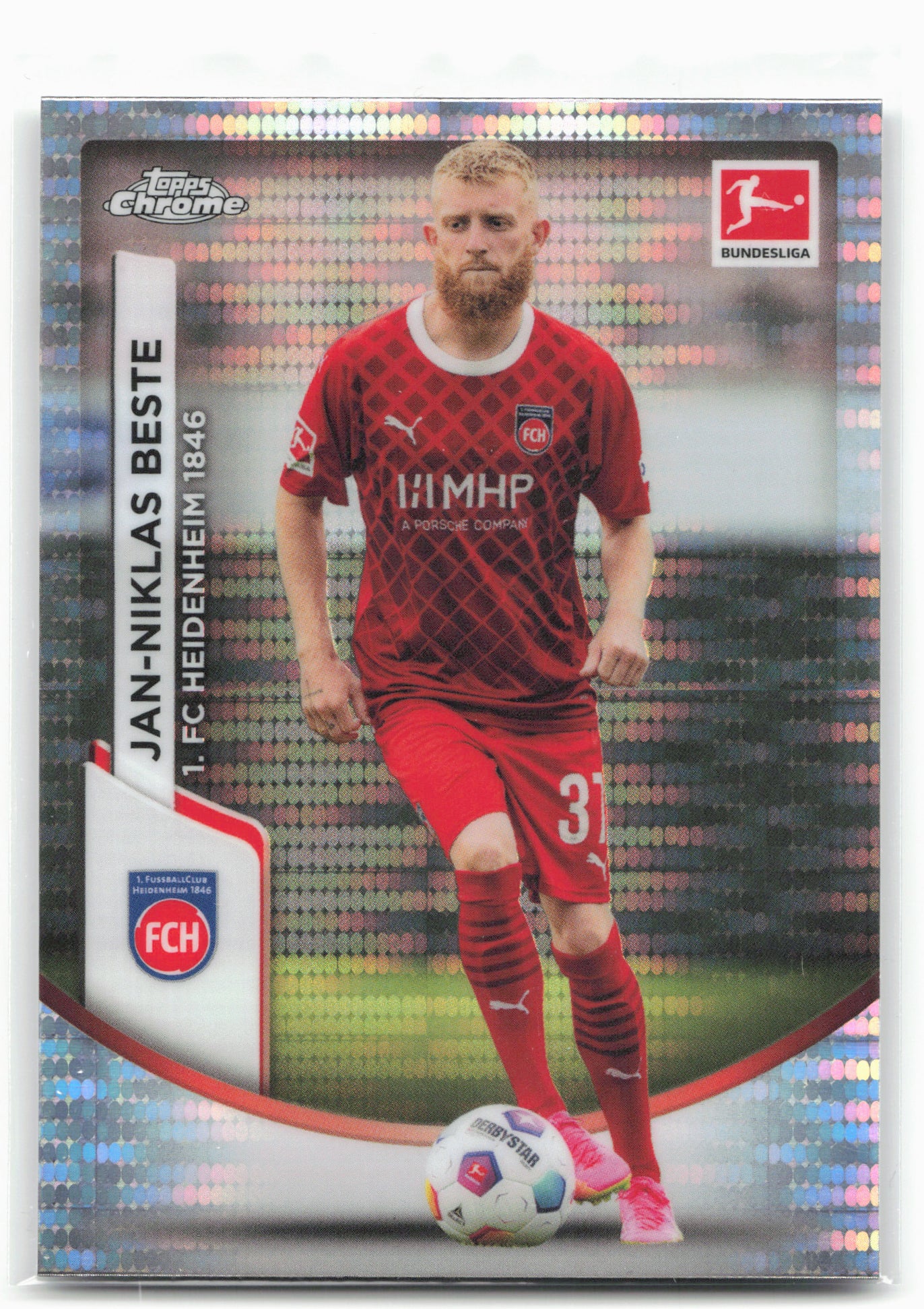 2023-24 Topps Chrome Bundesliga #43 Jan-Niklas Beste Pulsar Refractor