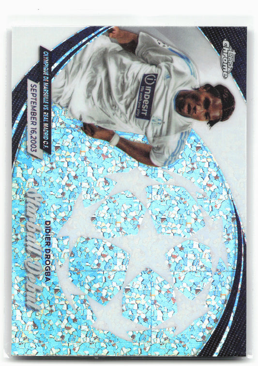 2023-24 Topps Chrome UEFA Club Competitions #SD-7 Didier Drogba Starball Debuts