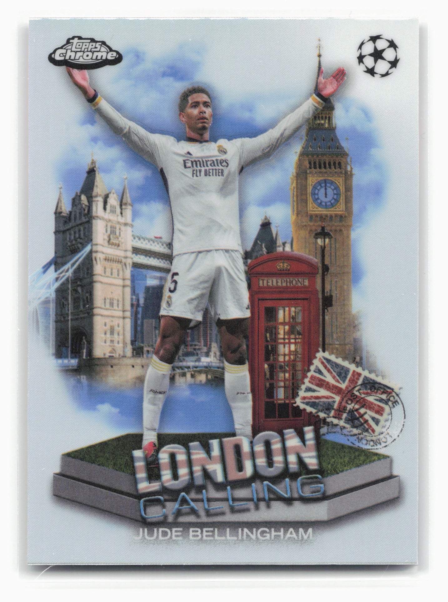 2023-24 Topps Chrome UEFA Club Competitions #LC-4 Jude Bellingham London Calling