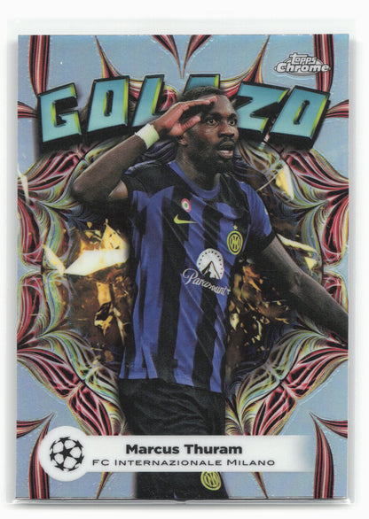 2023-24 Topps Chrome UEFA Club Competitions #GL-4 Marcus Thuram Golazo