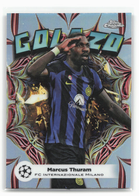 2023-24 Topps Chrome UEFA Club Competitions #GL-4 Marcus Thuram Golazo