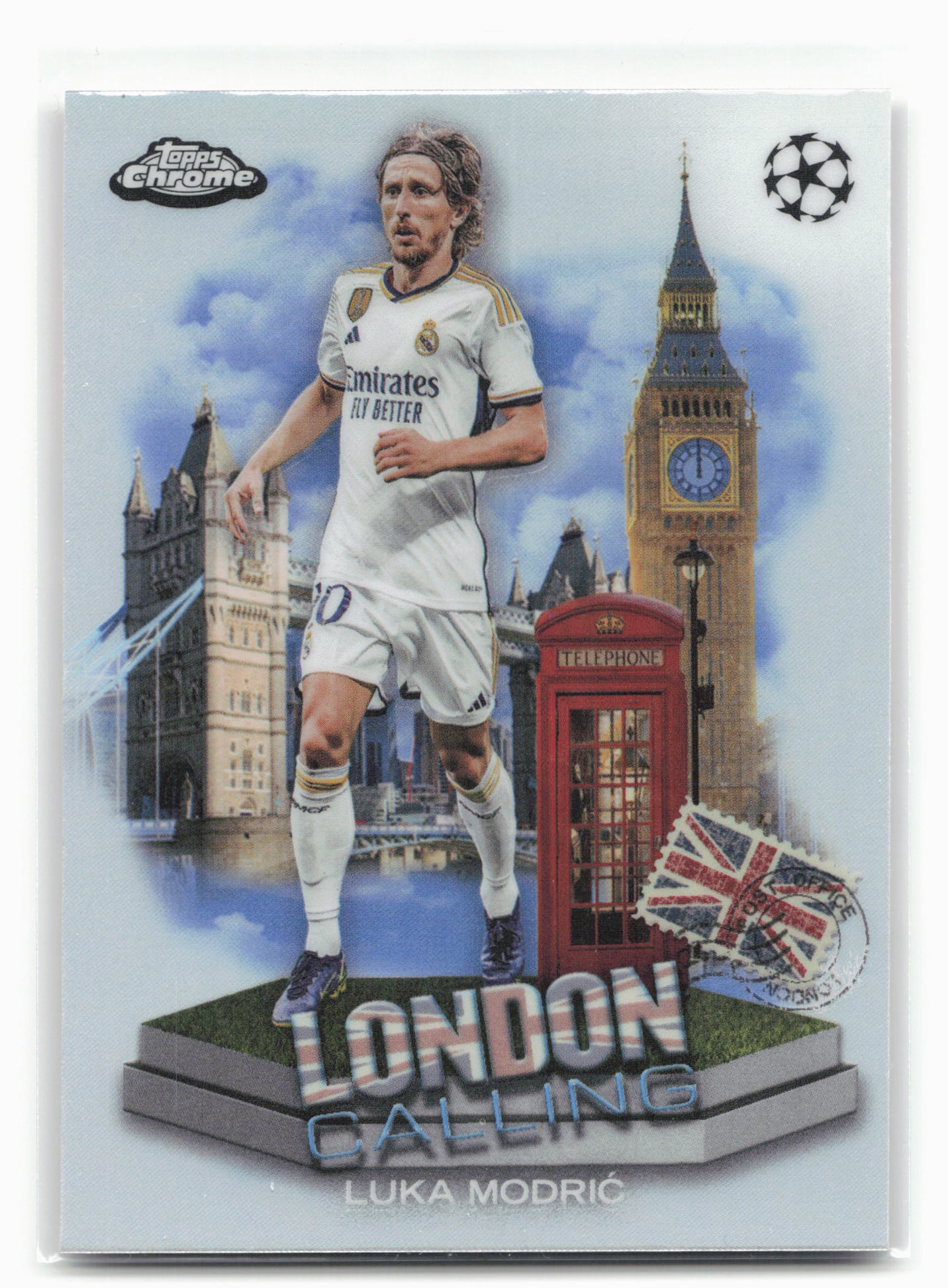 2023-24 Topps Chrome UEFA Club Competitions #LC-11 Luka Modrić London Calling