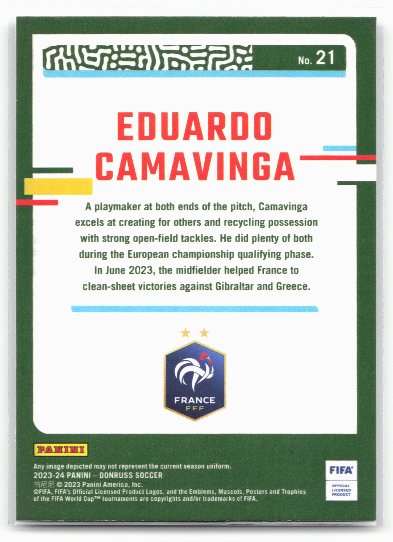 2023-24 Donruss #21 Eduardo Camavinga Silver
