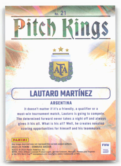 2023-24 Donruss #21 Lautaro Martinez Pitch Kings